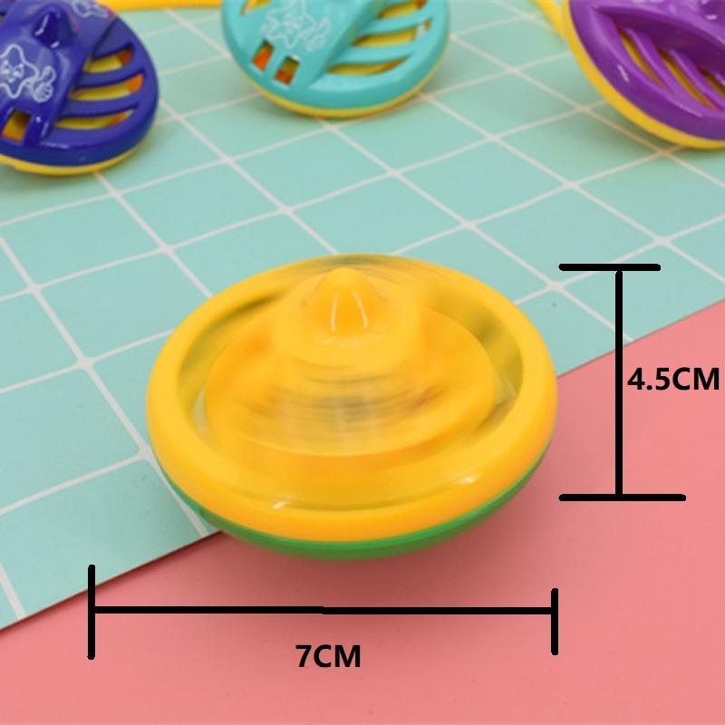 Neues Klassisches Nostalgie Kreisel Spielzeug Mini Niedliche Süßigkeiten Farbe Zuglineal Kreisel Spielzeug Eltern-Kind-Interaktion Zwei-Spieler-Match Spielzeug