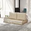 Hollywood Swing 2-Seater, Rattan Garden Swing with Cushions, Chains, Up To 240 Kg, 115 X 66 X 44 Cm, Beige