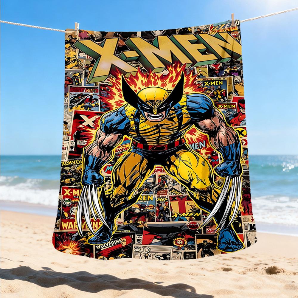 1pc X Men Outdoor Flannel Throw Blanket Soft, Lightweight & Warm for Sofa, Office