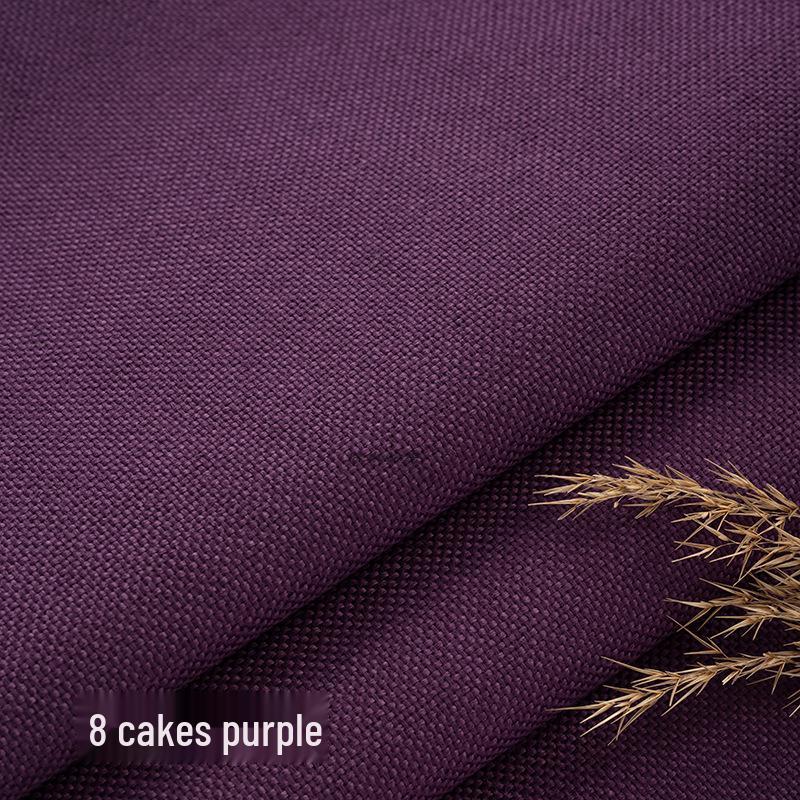 Coarse Plain Linen Fabric: Soft Upholstery, Car Seat, Chair Cushion, Tablecloth, Imitation Linen Cover