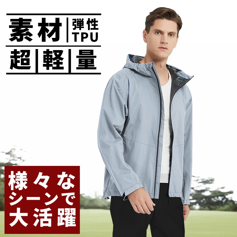 Outdoor-Sport Regenbekleidung und Hose Set Regenanzug Regenjacke Outdoor Bergparka Regenbekleidung für und Winter [Top Atmungsaktiv, Wasserdicht, Winddicht,