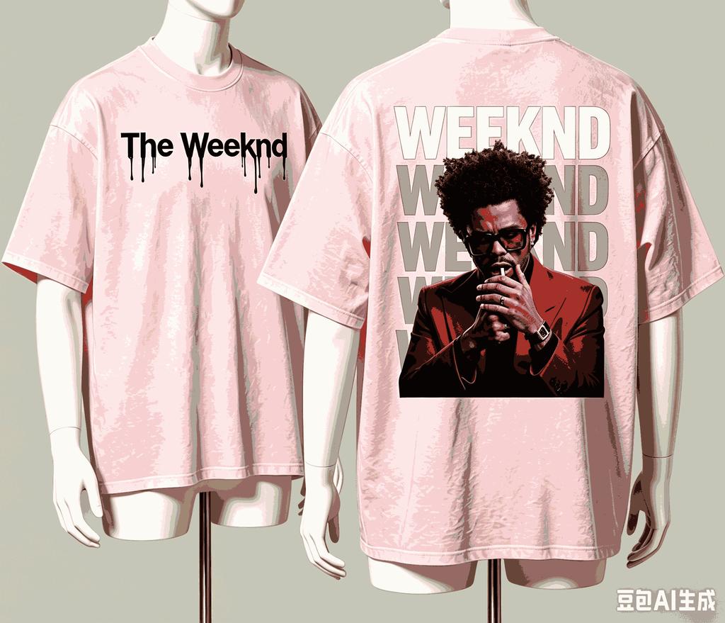 The Weeknd per Regalo Fan T-shirt Uomo Donna Harajuku Oversize Unisex Manica Corta Streetwear alta qualità Coppie Classico morbido Retro Moda