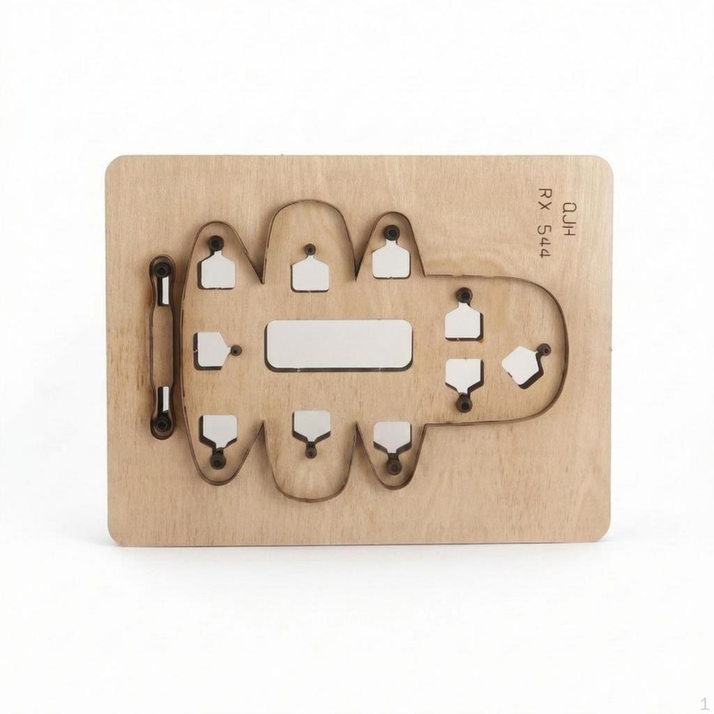 Leather Cutting Die Mini Knife Form Metal Template for Crafters, Hobbyists