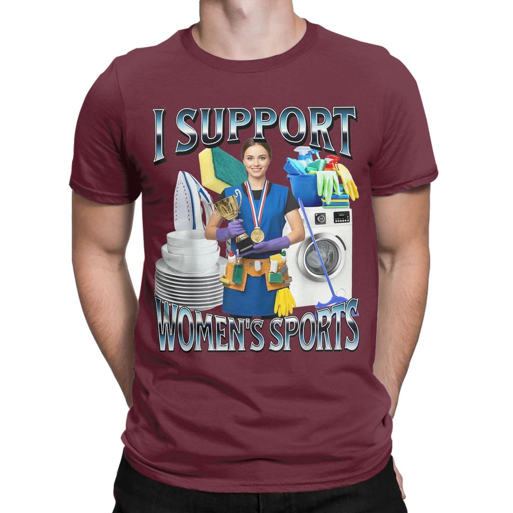 I Support Unisexs Sports Aduld Humor Bootleg Unisexs T Shirts Vintage Tee Shirt Short Sleeve O Neck TShirts Pure Cotton New Tops