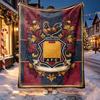 Deka s vzorom Bradford City AFC na dekoráciu domácnosti, posteľ, pohovku, cestovanie autom, kempovanie, vhodná na všetky ročné obdobia, darček k narodeninám, Vianociam