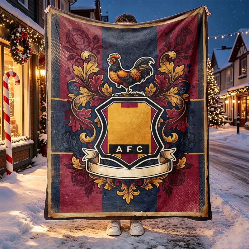 Deka s vzorom Bradford City AFC na dekoráciu domácnosti, posteľ, pohovku, cestovanie autom, kempovanie, vhodná na všetky ročné obdobia, darček k narodeninám, Vianociam