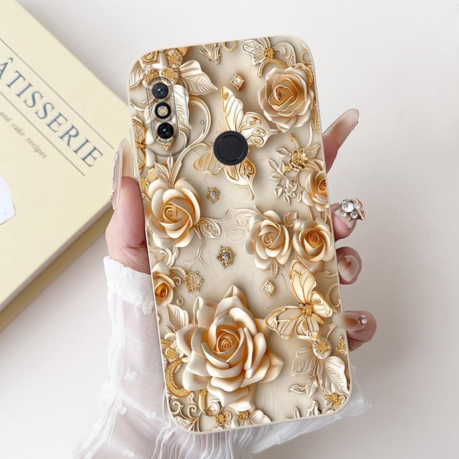 For Xiaomi Redmi Note 5 Case New Stylish Flower Tulip Camera Protection Soft Cover For Xiaomi Redmi Note 5 Pro 5.99" Phone Cases