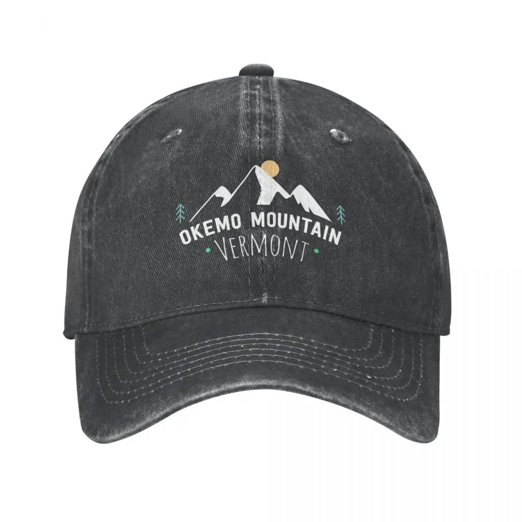 Okemo Mountain Vermont Baseball Cap Hat Sunscreen Hat For Men Women'S