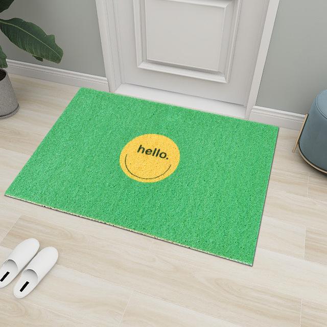 Cartoon-Fußmatte für Zuhause, Veranda, Schlafzimmer, Zimmer, rutschfester Fußteppich, Eingangstür, Reibteppich, Heimdekoration, Veranda, Ausdruck, Fußmatte 