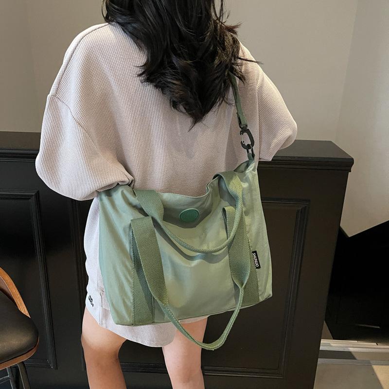 Large-capacity Bags Women's Spring and Summer Versatile New Messenger Bags Cloth Bags Leisure Students Class Tote Bags