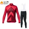 2025 Pro Warm Winter Thermal Fleece Cycling Jersey Sets Men Outdoor Riding MTB Ropa Ciclismo Bib Pants Set Cycling Clothing