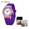 Marco Quartz Unisex Children's Sports Watch - Simple, Stylish, Waterproof with Color Block Design for Students