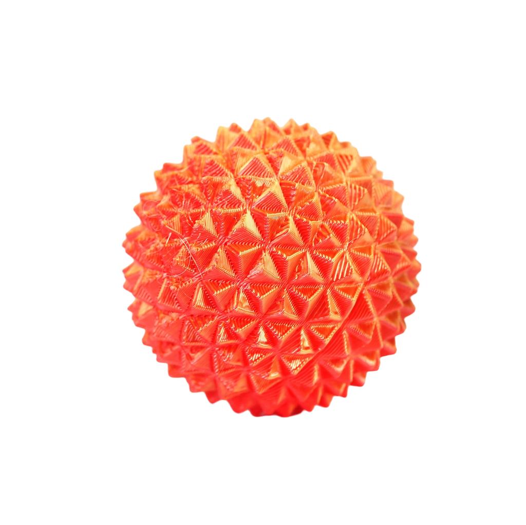 3D Printed Spiky Stress Relief Ball Fidget Toy Handheld Sensory Massage Ball for Finger Exercise and Anxiety Relief Desktop Decoration