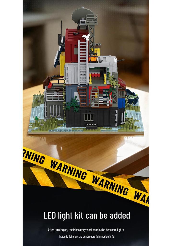 Jie Xing Doomsday Survival Base Building Blocks - Educational Toy Model for Children