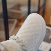 Süße Prinzessin Rosa Perle 2024 Neue Winter Kinder Schnee Stiefel Runde Kappe Mädchen Einfarbig Casual Non-slip Kind Mode stiefeletten