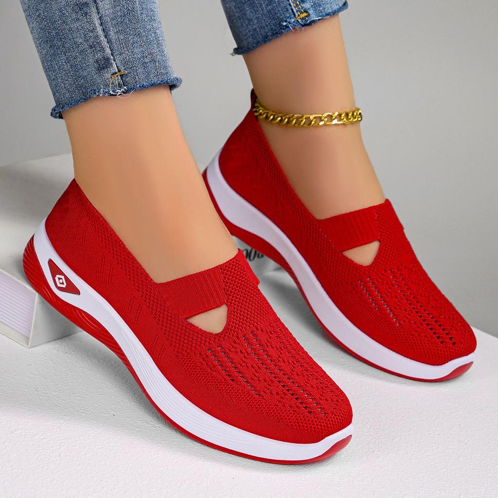 Fashion 2026 Women's Sneakers Breathable Slip On Walking Shoes Mesh Low Top Womens Vulcanized Shoes Soft Sole Lightweight Women Shoes