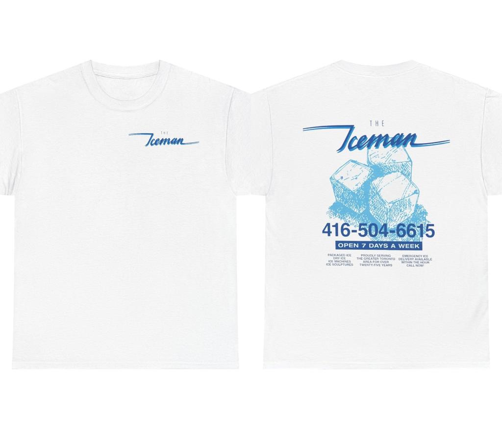 Drake IceUnisex Merch Tshirt Blue IceUnisex Black Tee Unisex Women Oversized Streetwear Y2k Cotton Short Sleeve Female Male Clothing Tee