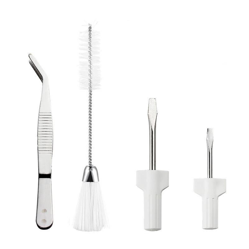 Brush Head Cleaning Dual Tweezers Flat Screwdriver Home Sewing Machine Cleaning Tool Set