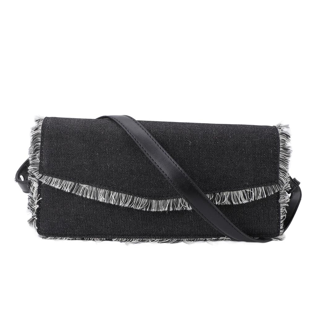 Underarm Bag Simple Stylish Shoulder Bag Ample Storage Space Fringe Handbag for Daily Outings