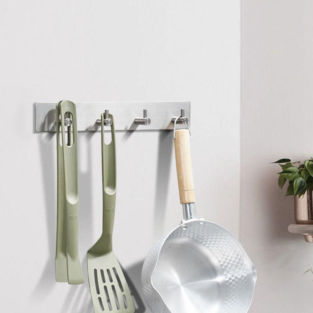 Black Coat Hooks Hanging Towel Holder Multi-Purpose Stainless Steel Wall Hook  Bathroom