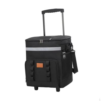 COOL BACK ISULATE ROLLING CARROT 35 L Keep Fresh Portable with Ice Pack Insulation Wheels for Travel