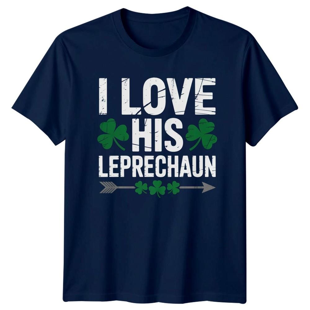 I Love His Leprechaun Unisexs TShirt Irish Shamrocks
