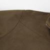 2025 Autumn/Winter Women's Retro Khaki Suede Jacket