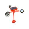 Repellente per Uccelli a Energia Solare con Suono e Vento Deterrente Ultrasuoni per Esterni con Specchio Riflettente e Pale Rotanti per Giardino Cortile