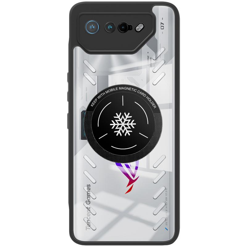Serie IMAK UX-9A para Asus ROG Phone 7 5G/Phone 7 Ultimate 5G/Phone 7 Pro Funda Carcasa de Teléfono Transparente PC+TPU Disipación de Calor