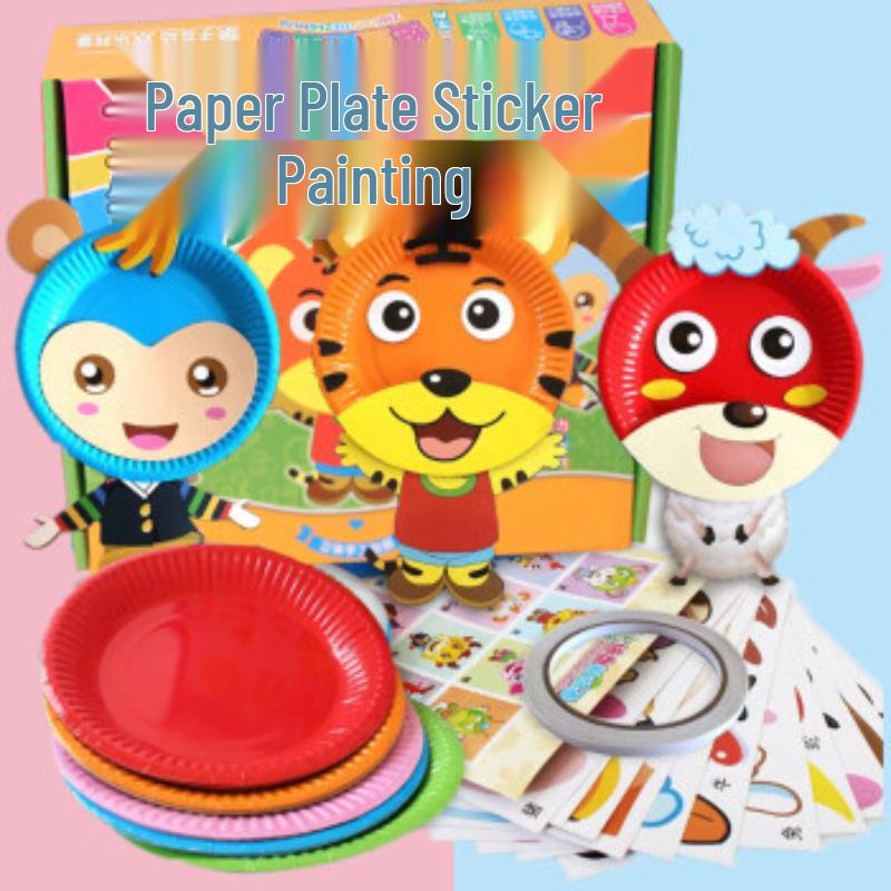 

Children s DIY Zodiac Paper Plate Sticker Craft Kit