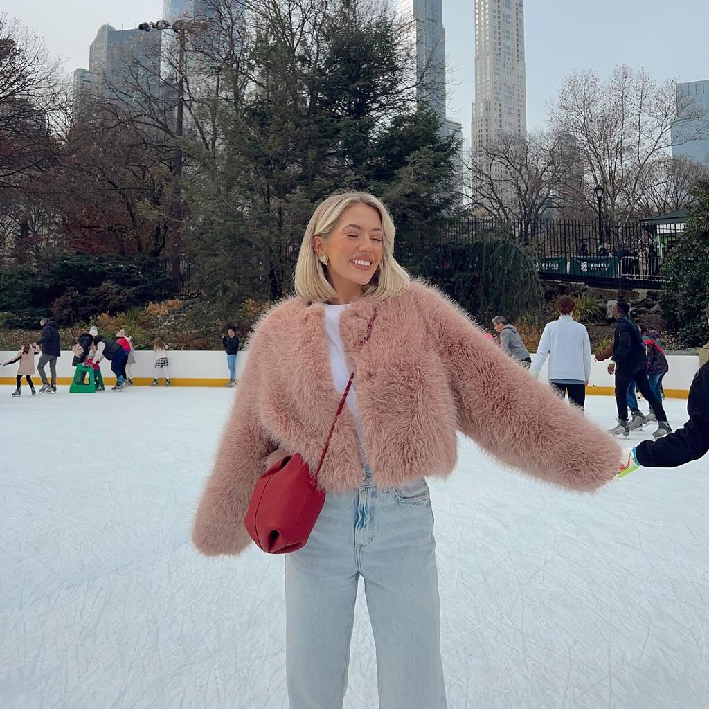 Mode Luxus Gradienten abgeschnitten Faux Pelzmantel Frauen Winter coole Mädchen flauschige kurze Pelzjacke