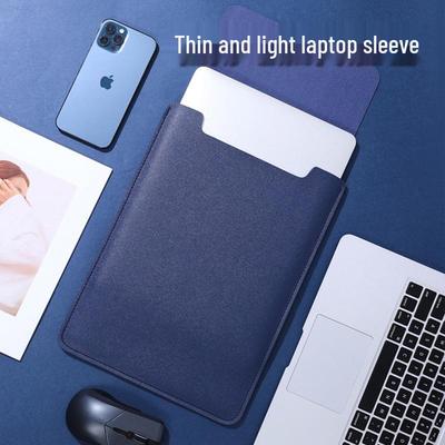 Custodia Sottile e Resistente in Pelle per Laptop e MacBook, Adatta a Dispositivi da 14"