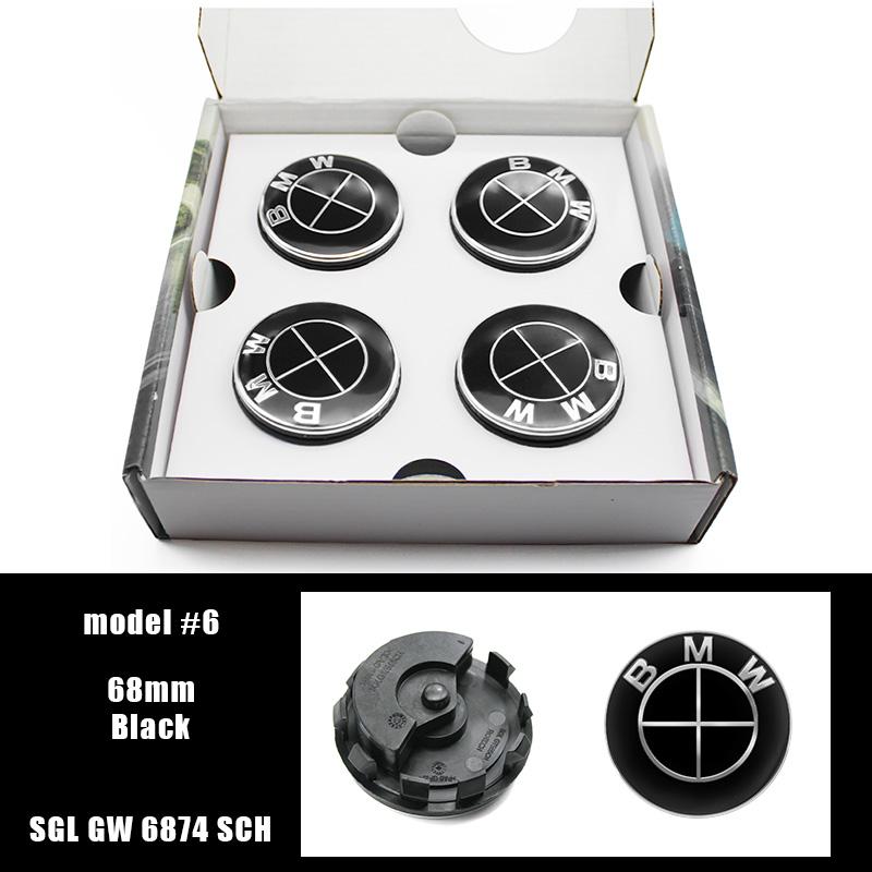 

4Pcs BMW Logo Floating Wheel Center Caps 68mm Magnetic Levitation Hub Caps Auto replacement Accessory 1/3/5/7 Series X1 X3 X5 X6