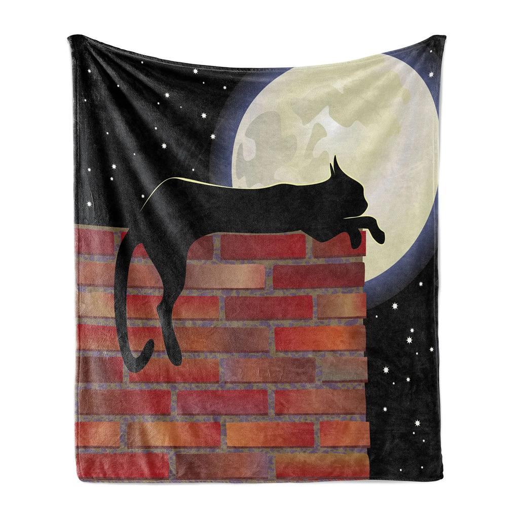 Van Gogh Art Throw Blanket Starry Night Flannel Fleece Blanket Super Soft Warm for Bedding Couch Sofa Plush Blanket for Gift