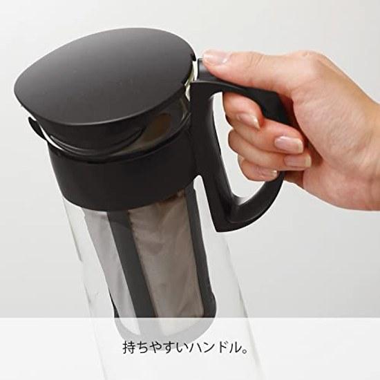HARIO Kaltbrüh-Kaffeekanne Schwarz 1000ml Kanne Hergestellt Japan MCPN-14-B