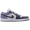 Jordan Air Jordan 1 Anti Slip Wear Resistant Low Top Vintage Basketball Shoes Men's Purple White Jordan 553558-145