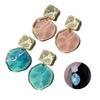 Crystal Clear Drops Earrings Acrylic Stud Earrings Chic Geometric Pendant Earrings  Women's Jewelry