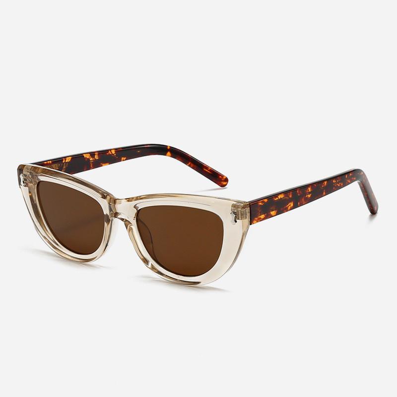 Cat Eye Small Frame Sunglasses Uv400 Polarized For Outdoor Sun Protection StyleB