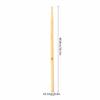 12 Pairs of Maple Drumsticks with Waterdrop-Shaped Tips for Easy Grip and Unique Wood Texture for Snare Drums and Practice Drums