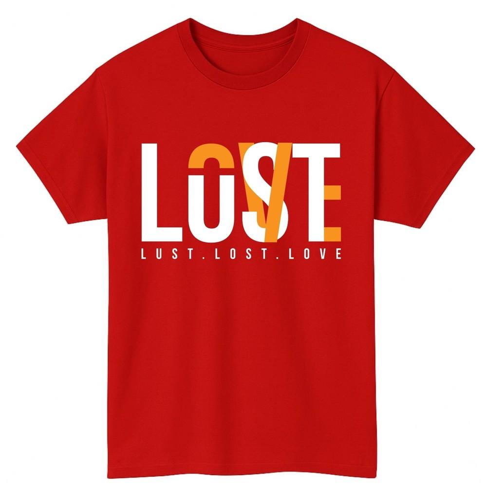 Unisex GarUnisext Tshirt with Lust Lost Love Design Gift for Couples S