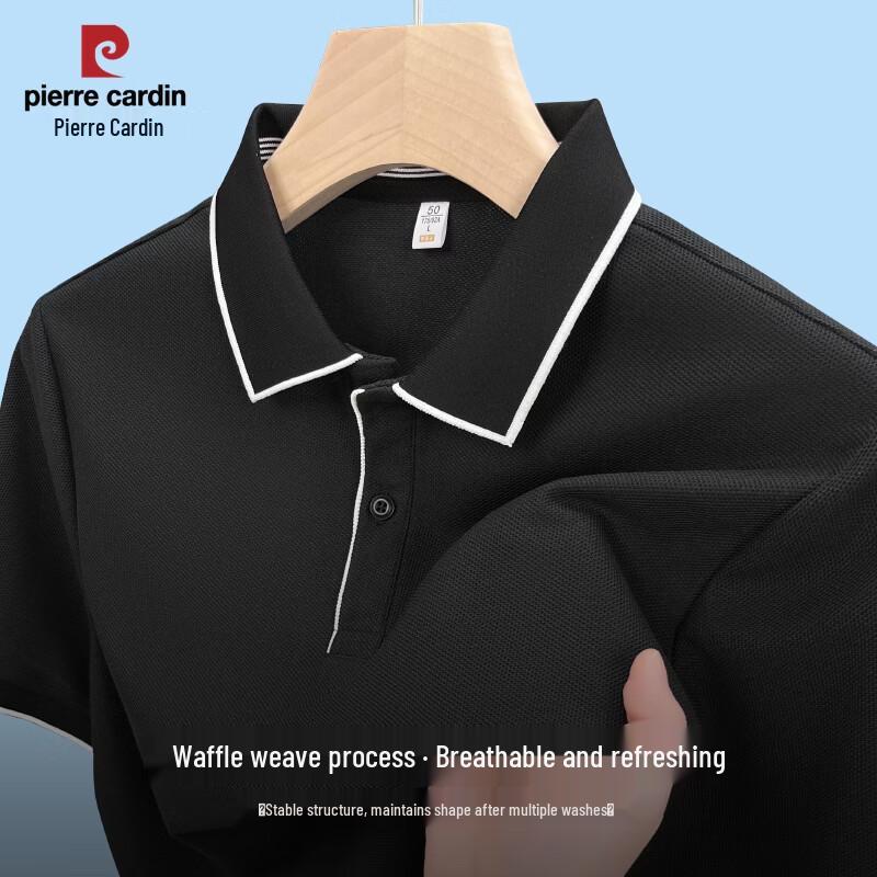 Pierre Cardin Men s Breathable Quick-Dry Polo Shirt 180