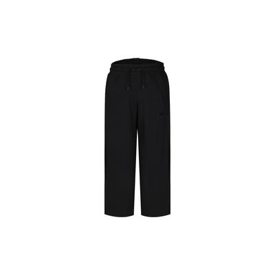 Sportswear Wide Leg Design Cropped Knit Sports Pants Women Pants Black CJ3749-010