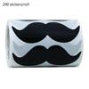 5Rolls Waterproof Mustache Sticker Chalkboard Labels Decal for Laptop Car Vase Kitchen Jar Decoration