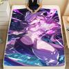 Pokémon Charakter Print Flaneldecke, Hohe Qualität, Bequem für Alle Jahreszeiten, Heimdekoration, Wärme und Komfort, Perfekt für Weihnachtsgeschenke