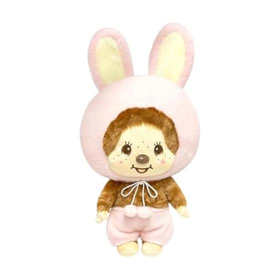 Monchhichi Rabbit BIG stuffed toy, 2 types, approx. 38cm (pink)