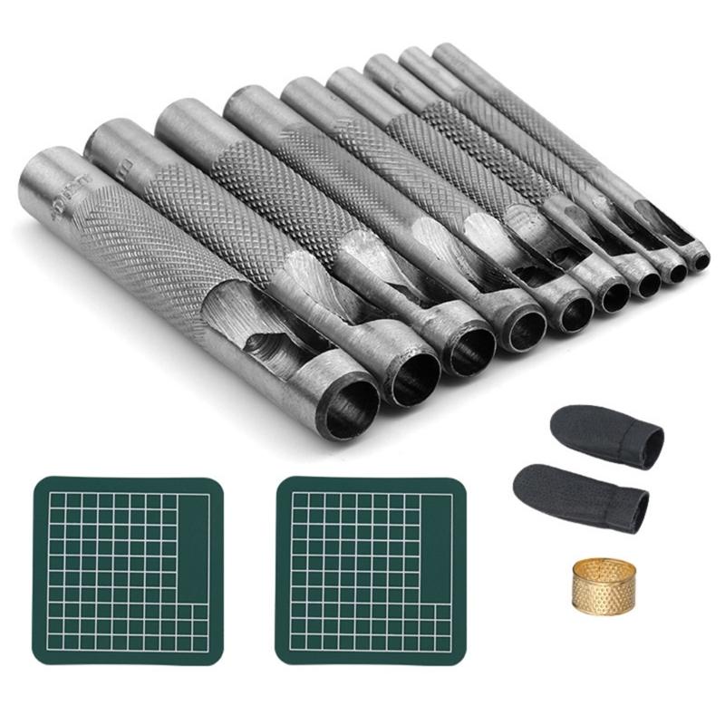 Hohler Lederlochstanzer Werkzeug Schwerlastlegierung Rundlochstanzer Werkzeug