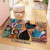 Art Kitten Contrast Color Carpet Cartoon Floor Mat Doormat  Rug For Bedroom Living Room Carpet Welcome Mat Outdoor Carpet