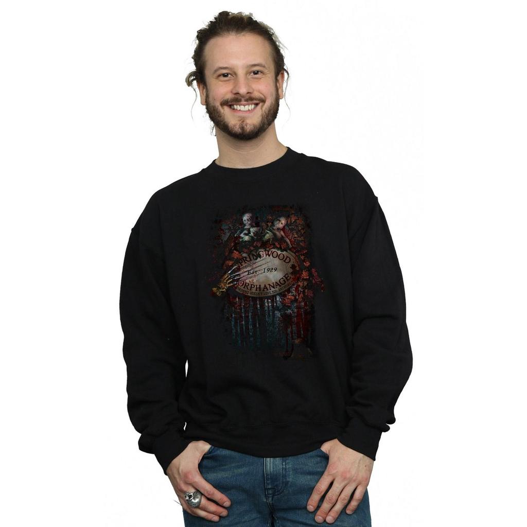 A Nightmare On Elm Street Mens Springwood Orphanage Sweatshirt
