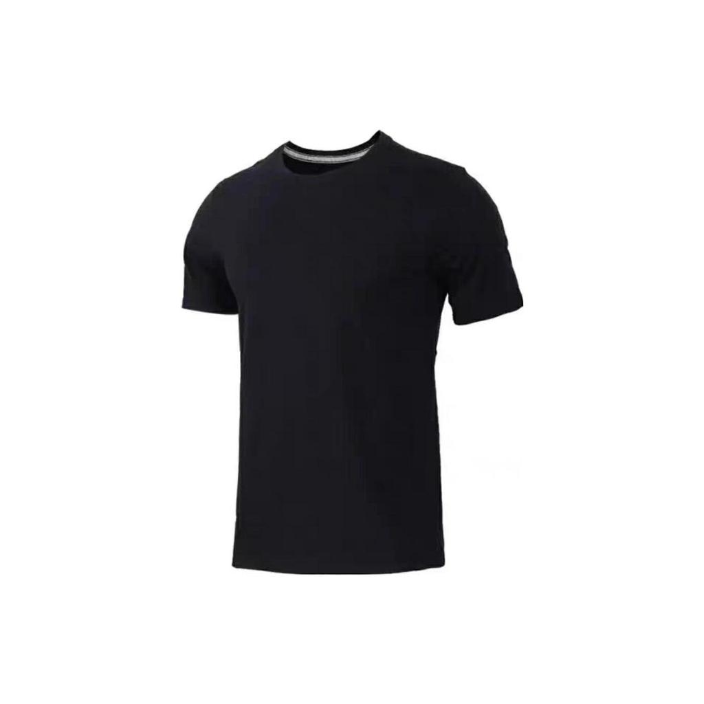 Nike T Shirts Men's Black Crew Neck Moderate Straight Fit 743036-010