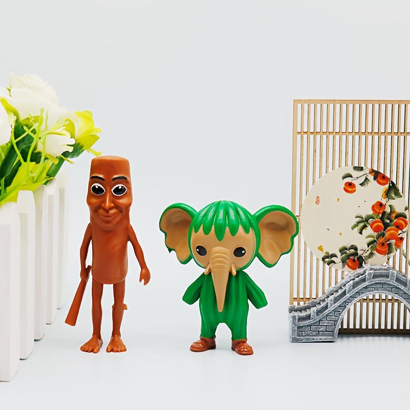 6 Pieces of Biological Statue Ornaments, Interesting Storm-style Statue Ornament Teapot Figurine - Fun Statue Model, Tabletop